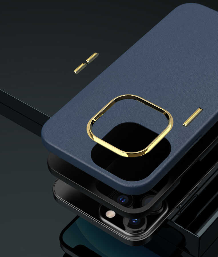 Apple iPhone 13 Pro Max Kılıf Zore Natura Kapak Kahverengi