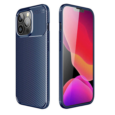 Apple iPhone 13 Pro Max Kılıf Zore Negro Silikon Kapak Lacivert