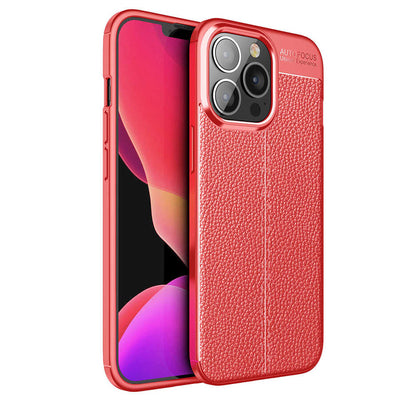 Apple iPhone 13 Pro Max Kılıf Zore Niss Silikon Kapak Kırmızı