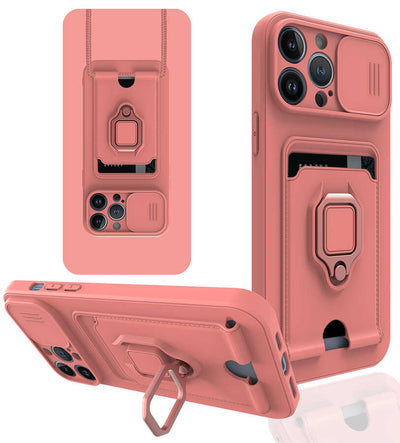 Apple iPhone 13 Pro Max Kılıf Zore Pelit Kapak Pembe