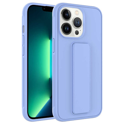 Apple iPhone 13 Pro Max Kılıf Zore Qstand Kapak Lacivert