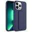 Apple iPhone 13 Pro Max Kılıf Zore Qstand Kapak Lacivert