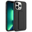 Apple iPhone 13 Pro Max Kılıf Zore Qstand Kapak Siyah