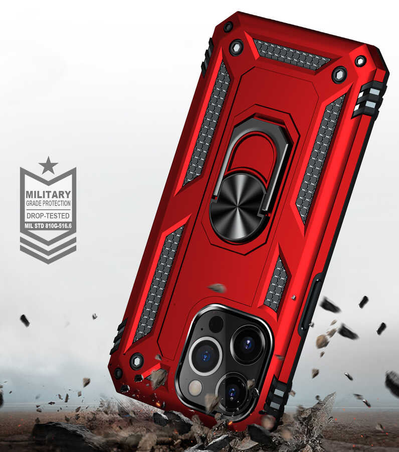 Apple iPhone 13 Pro Max Kılıf Zore Vega Kapak Mavi