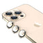 Apple iPhone 13 Pro Max Zore CL-06 Kamera Lens Koruyucu Gold