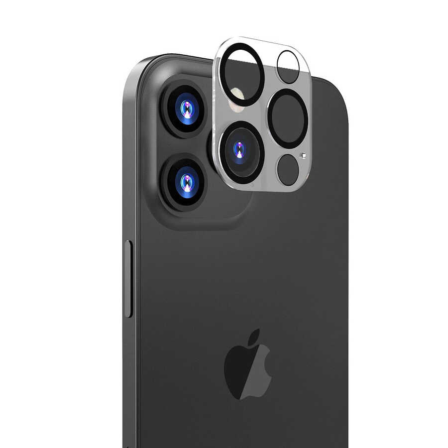 Apple iPhone 13 Pro Zore CL-05 Kamera Lens Koruyucu Renksiz