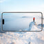 Apple iPhone 13 Zore 3D Oliv HD Temperli Cam Ekran Koruyucu + Kolay Uygulama Aparatı Şeffaf