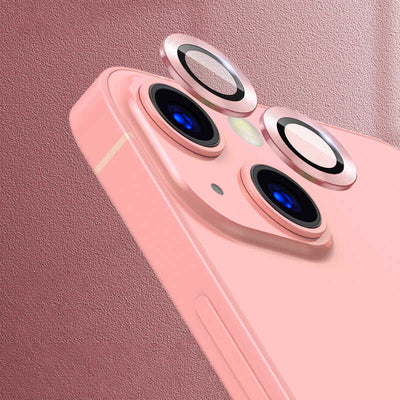 Apple iPhone 13 Zore CL-02 Kamera Lens Koruyucu Gümüş