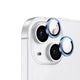 Apple iPhone 13 Zore CL-12 Premium Safir Parmak İzi Bırakmayan Anti-Reflective Kamera Lens Koruyucu Mavi