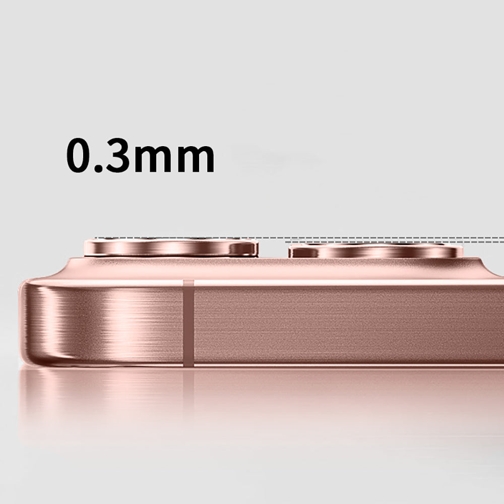 Apple iPhone 13 Zore Mikro Kamera Lens Koruyucu Rose Gold