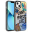 Apple iPhone 14 Kılıf Desenli Zore Dragon Sert Kapak Seyahat