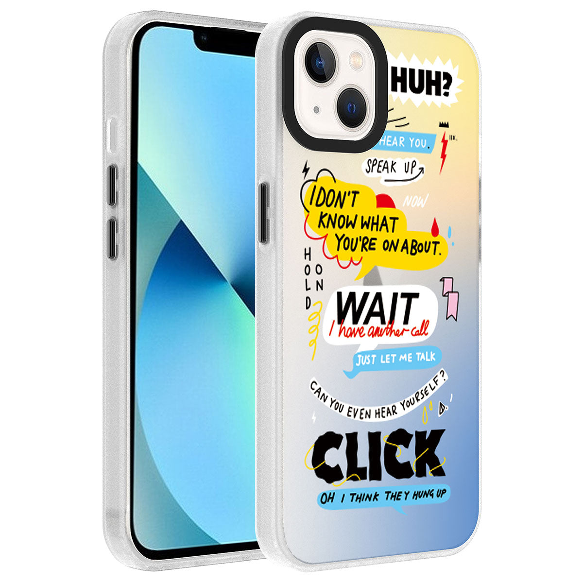 Apple iPhone 14 Kılıf Desenli Zore Dragon Sert Kapak Astronot