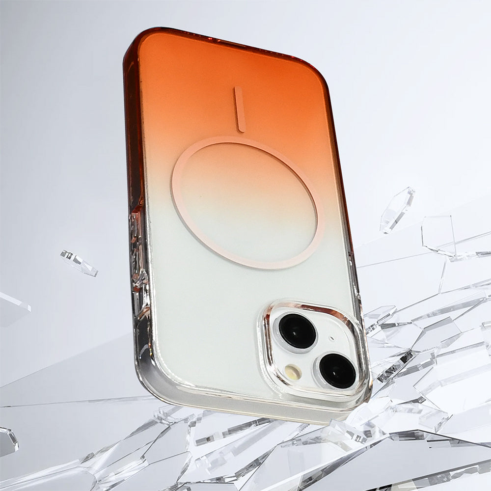 Apple iPhone 14 Kılıf M-Safe Şarj Özellikli Zore Septik Silikon Kapak Mor