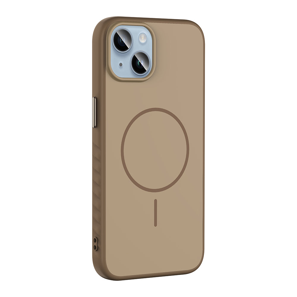 Apple iPhone 14 Kılıf M-safe Şarj Özellikli Zore Tea Kapak Lacivert