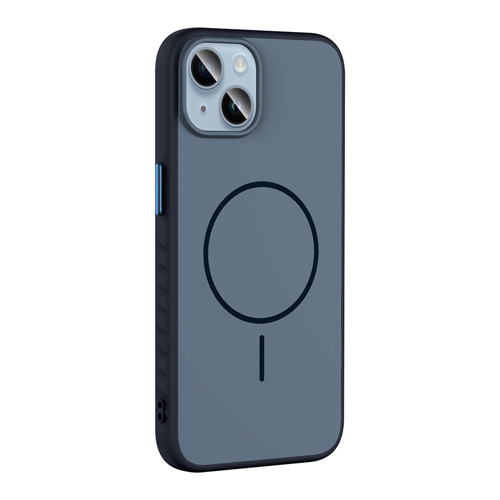 Apple iPhone 14 Kılıf M-safe Şarj Özellikli Zore Tea Kapak Turuncu