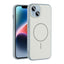 Apple iPhone 14 Kılıf M-safe Şarj Özellikli Zore Tea Kapak Gümüş