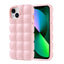 Apple iPhone 14 Kılıf Parlak Esnek Silikon Zore Dom Dom Kapak Pembe