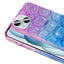 Apple iPhone 14 Kılıf Simli 3D Desenli Zore Hacar Kapak Mor-Mavi