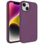 Apple iPhone 14 Kılıf Sıvı Teknolojili Silinebilir Sert Zore Kivi Kapak Lavendery Gray