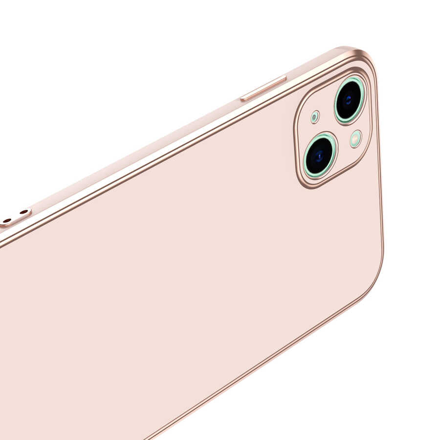 Apple iPhone 14 Kılıf Zore Bark Kapak Mavi Açık