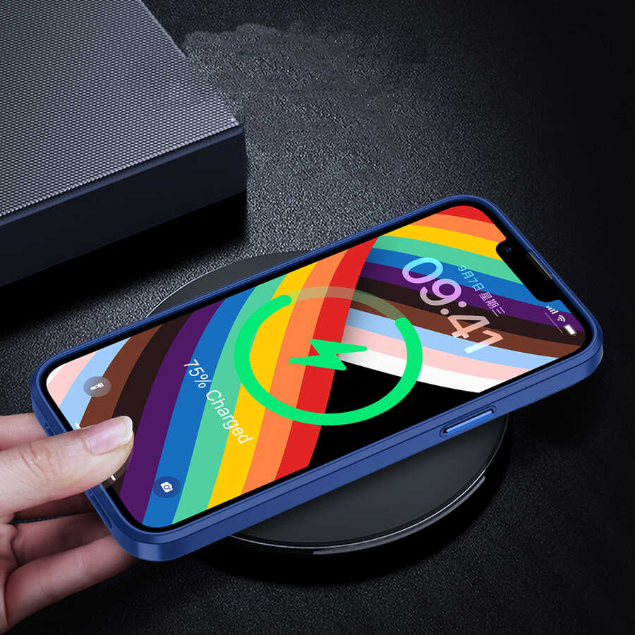 Apple iPhone 14 Kılıf Zore Flora Kapak Rose Gold