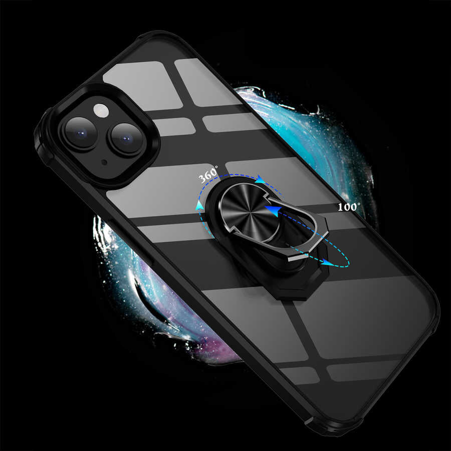 Apple iPhone 14 Kılıf Zore Mola Kapak Siyah