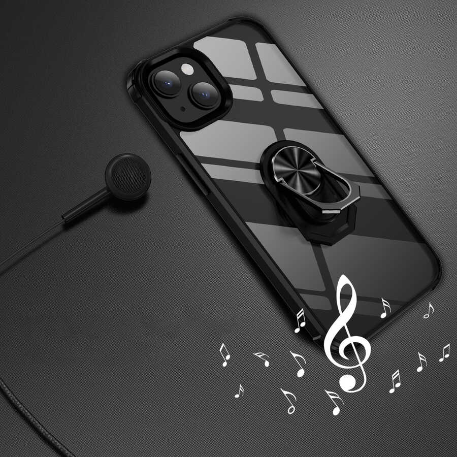 Apple iPhone 14 Kılıf Zore Mola Kapak Siyah