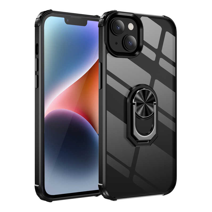 Apple iPhone 14 Kılıf Zore Mola Kapak Siyah