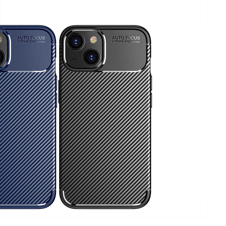 Apple iPhone 14 Kılıf Zore Negro Silikon Kapak Siyah