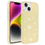 Apple iPhone 14 Kılıf Zore Shining Silikon Gold