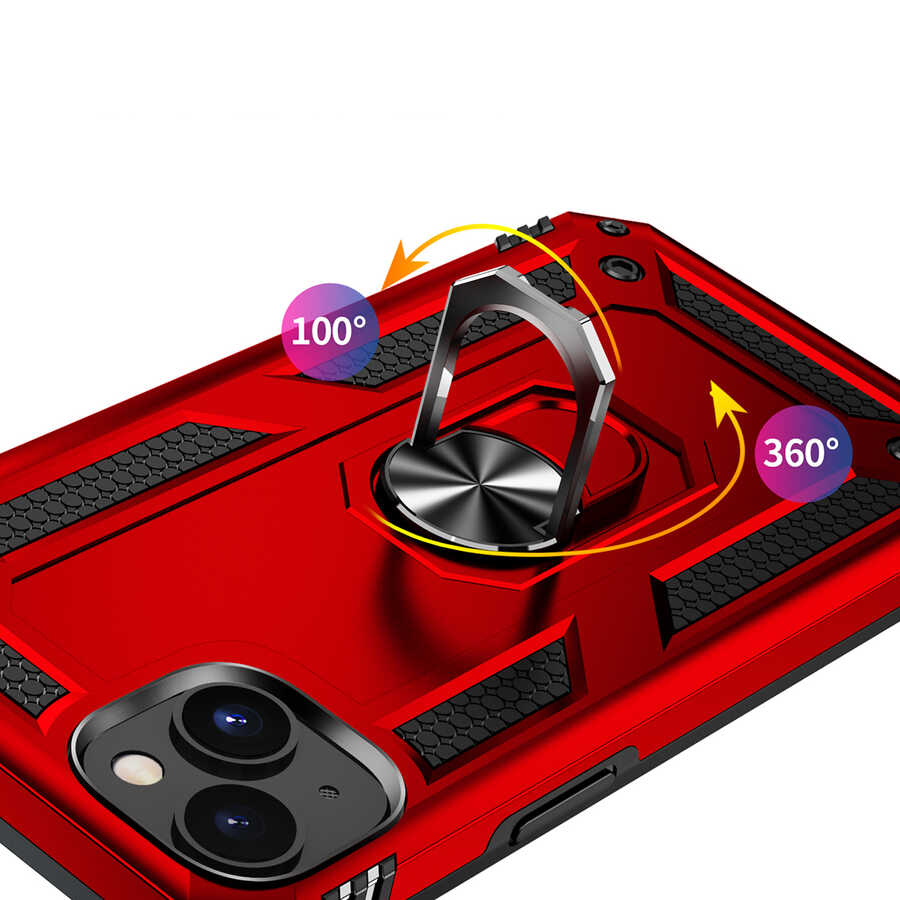 Apple iPhone 14 Kılıf Zore Vega Kapak Mavi