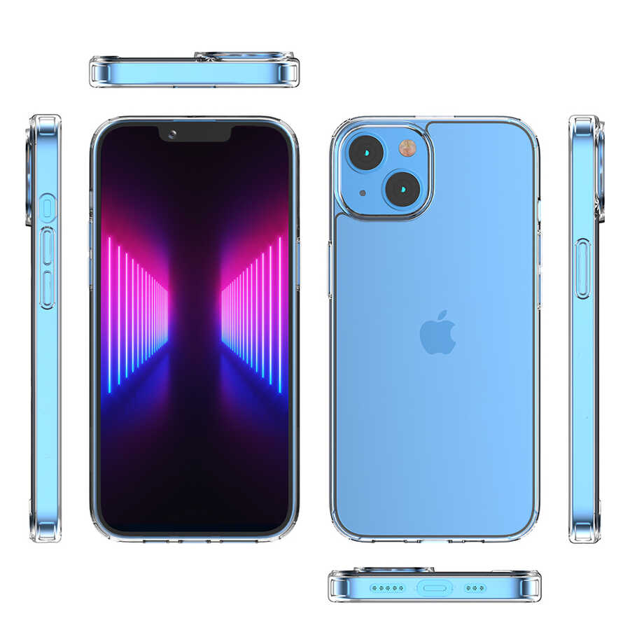 Apple iPhone 14 Plus Kılıf Zore Coss Kapak Renksiz