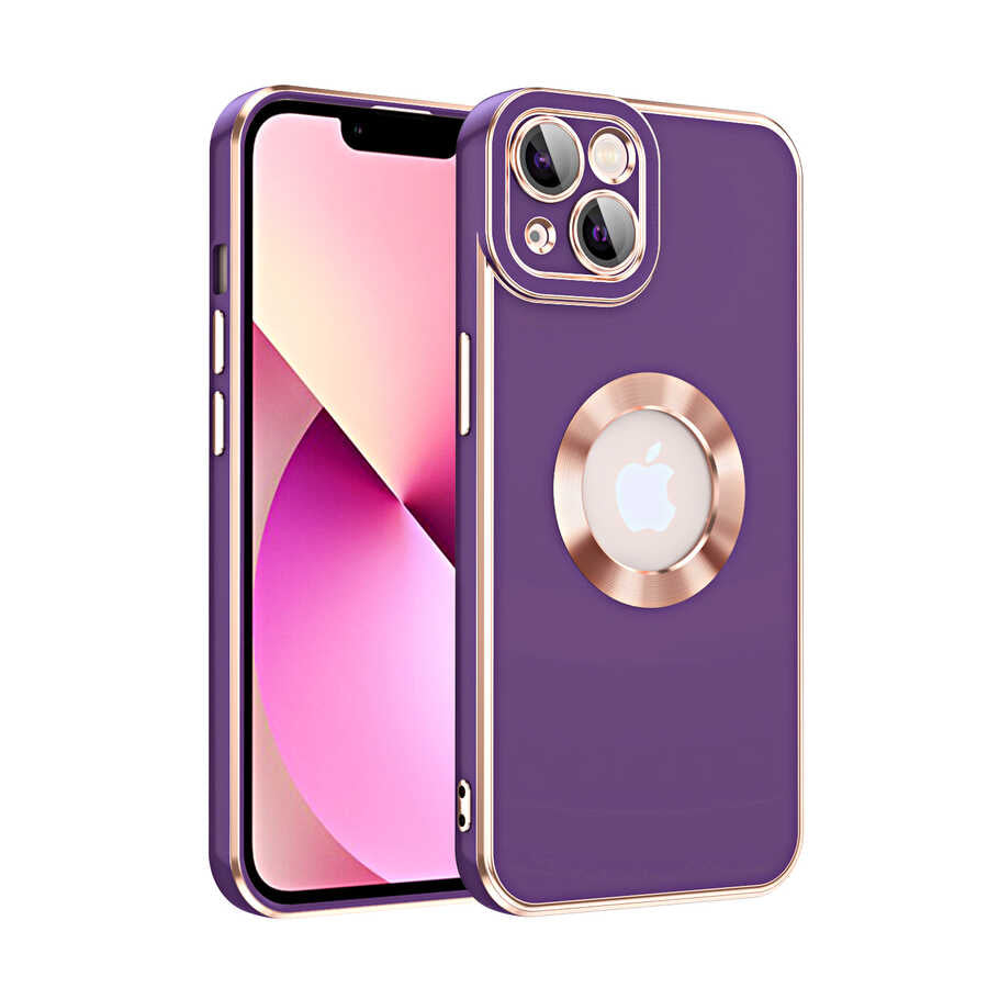 Apple iPhone 14 Plus Kılıf Zore Kongo Kapak Koyu Mor