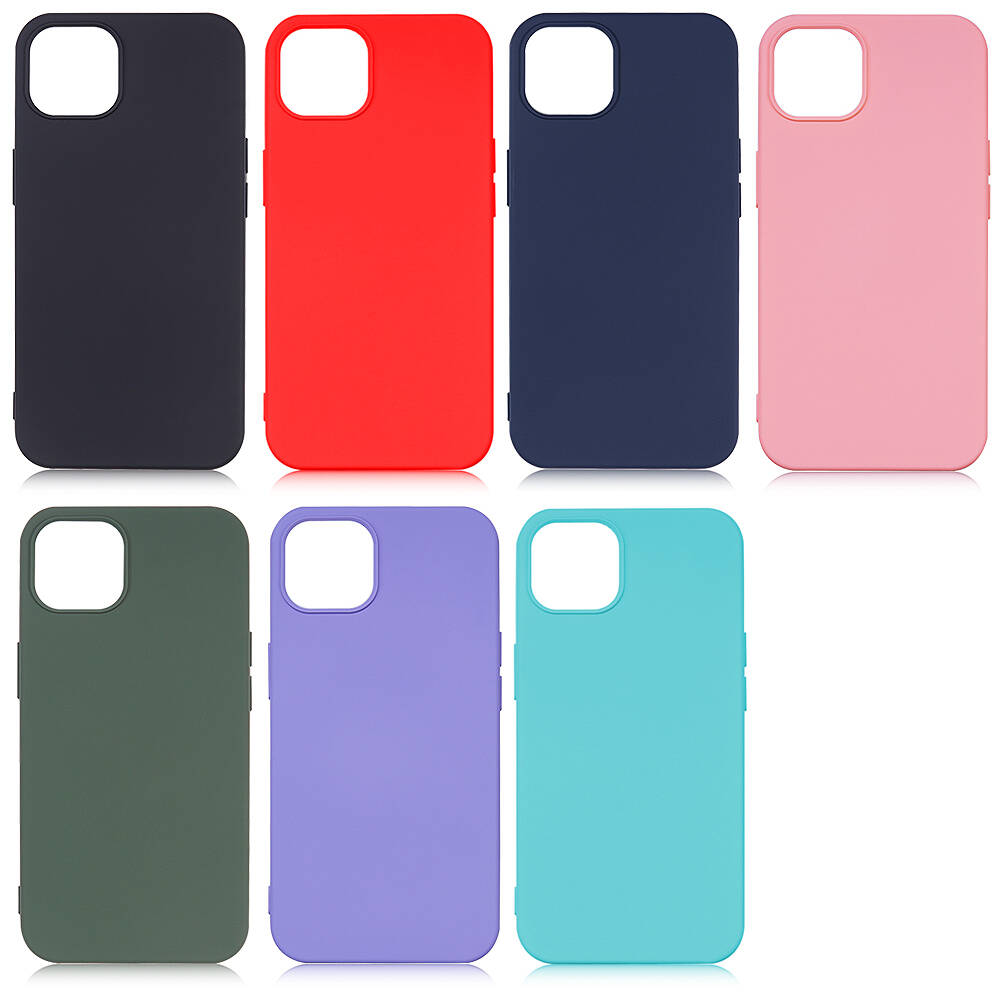 Apple iPhone 14 Plus Kılıf Zore LSR Lansman Kapak Pembe Açık