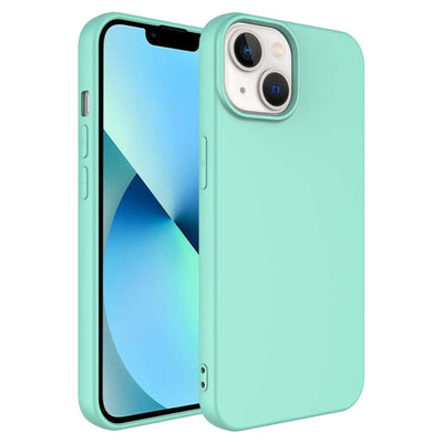 Apple iPhone 14 Plus Kılıf Zore Mara Lansman Kapak Açık Yeşil