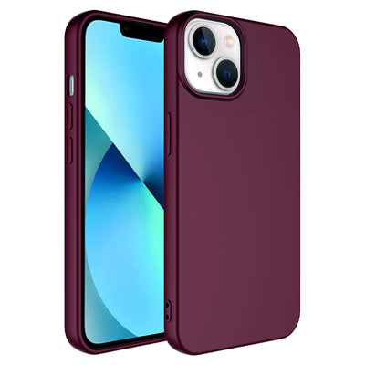 Apple iPhone 14 Plus Kılıf Zore Mara Lansman Kapak Koyu Mor