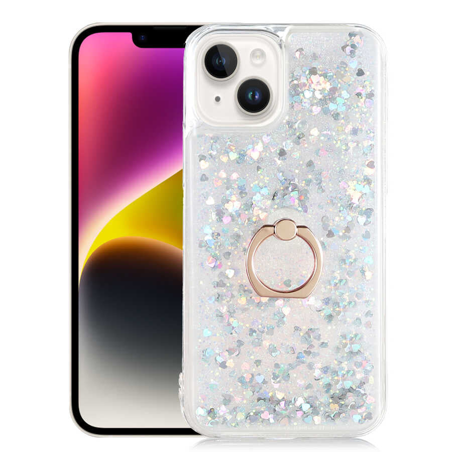 Apple iPhone 14 Plus Kılıf Zore Milce Kapak Gümüş