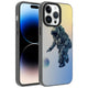 Apple iPhone 14 Pro Kılıf Desenli Zore Dragon Sert Kapak Astronot