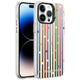Apple iPhone 14 Pro Kılıf Desenli Zore Silver Sert Kapak Noktalar