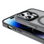 Apple iPhone 14 Pro Kılıf M-safe Şarj Özellikli Mat Arka Yüzey Zore Sio Kapak Derin Mor