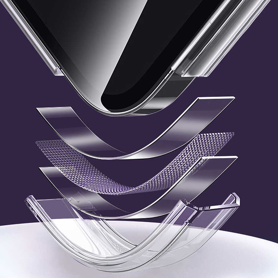 Apple iPhone 14 Pro Kılıf M-safe Şarj Özellikli Sert PC Zore Fuya Kapak Derin Mor