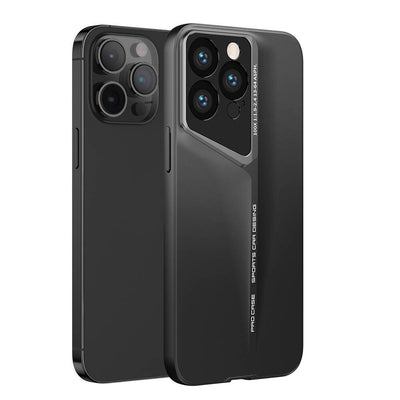 Apple iPhone 14 Pro Kılıf Ultra İnce Kamera Korumalı Sert Rubber Zore Procase Kapak Derin Mor
