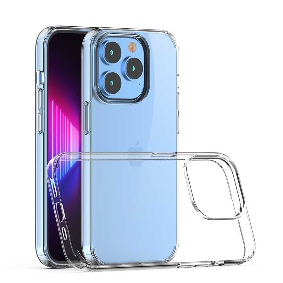 Apple iPhone 14 Pro Kılıf Zore Coss Kapak Renksiz