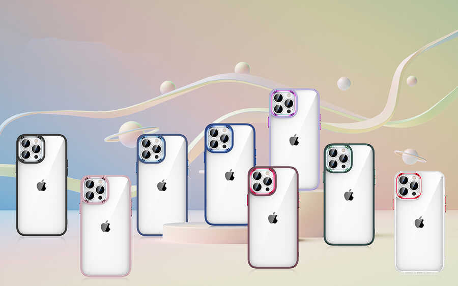 Apple iPhone 14 Pro Kılıf Zore Flora Kapak Kırmızı