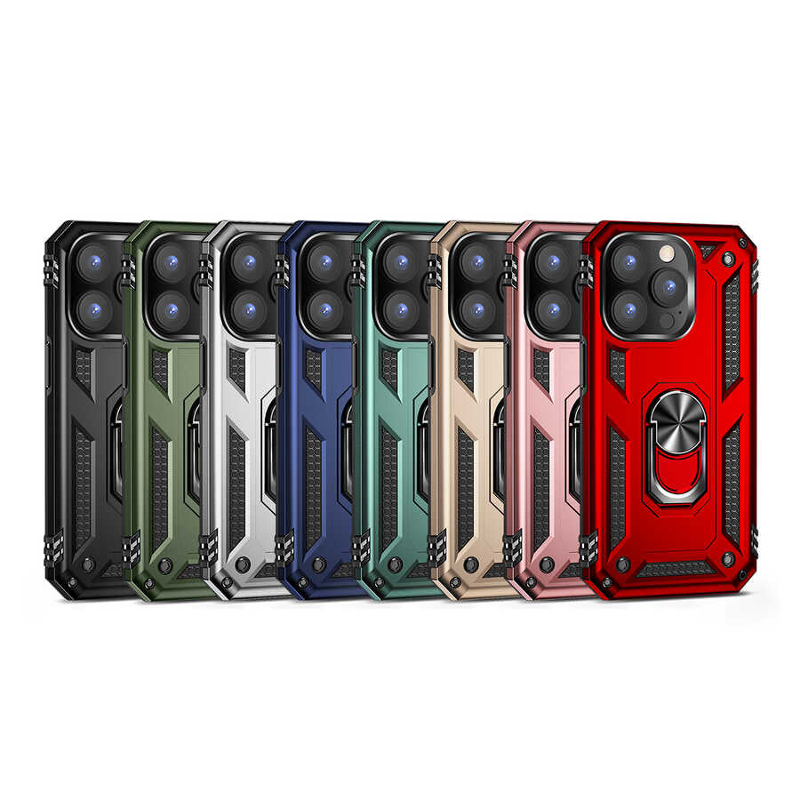 Apple iPhone 14 Pro Kılıf Zore Vega Kapak Gri