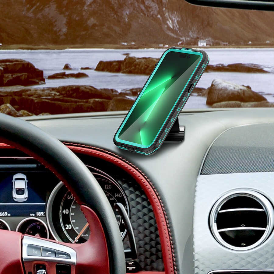 Apple iPhone 14 Pro Max Kılıf 1-1 Su Geçirmez Kılıf Siyah