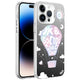 Apple iPhone 14 Pro Max Kılıf Desenli Zore Silver Sert Kapak Balon