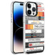 Apple iPhone 14 Pro Max Kılıf Desenli Zore Silver Sert Kapak Mottolar