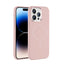 Apple iPhone 14 Pro Max Kılıf M-Safe Şarj Özellikli Metal Kamera Çerçeveli Zore Edi Silikon Kapak Rose Gold