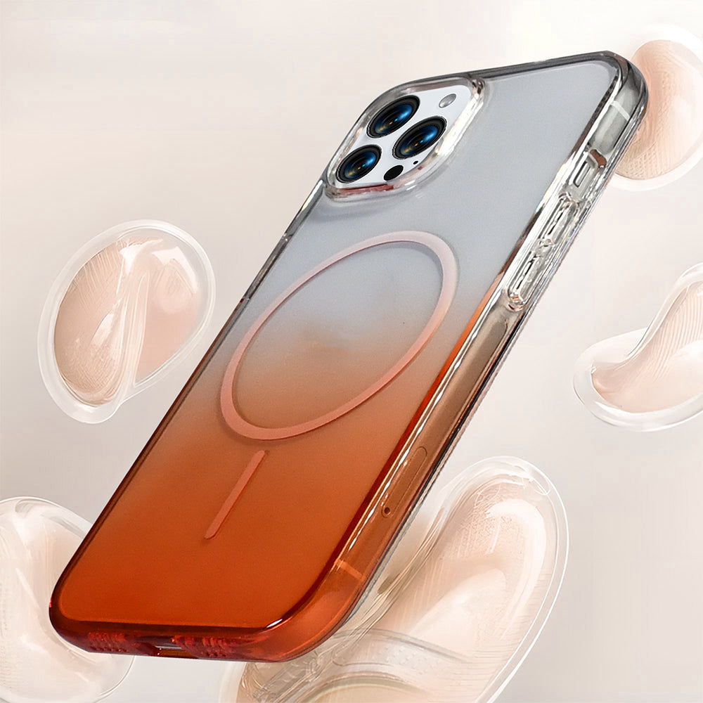 Apple iPhone 14 Pro Max Kılıf M-Safe Şarj Özellikli Zore Septik Silikon Kapak Pembe